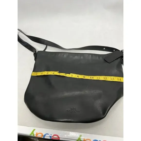 Coach 32282 Bleeker Soft Port Duffle Feed Bag Black Original Hangtag - Picture 9 of 10